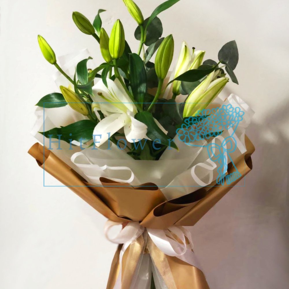 Букет цветов Нежные Лилии Букет цветов из: Лилии